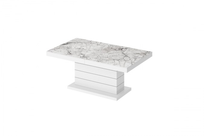 MATERA LUX coffee table (high gloss/super matt/wood-like decor)
